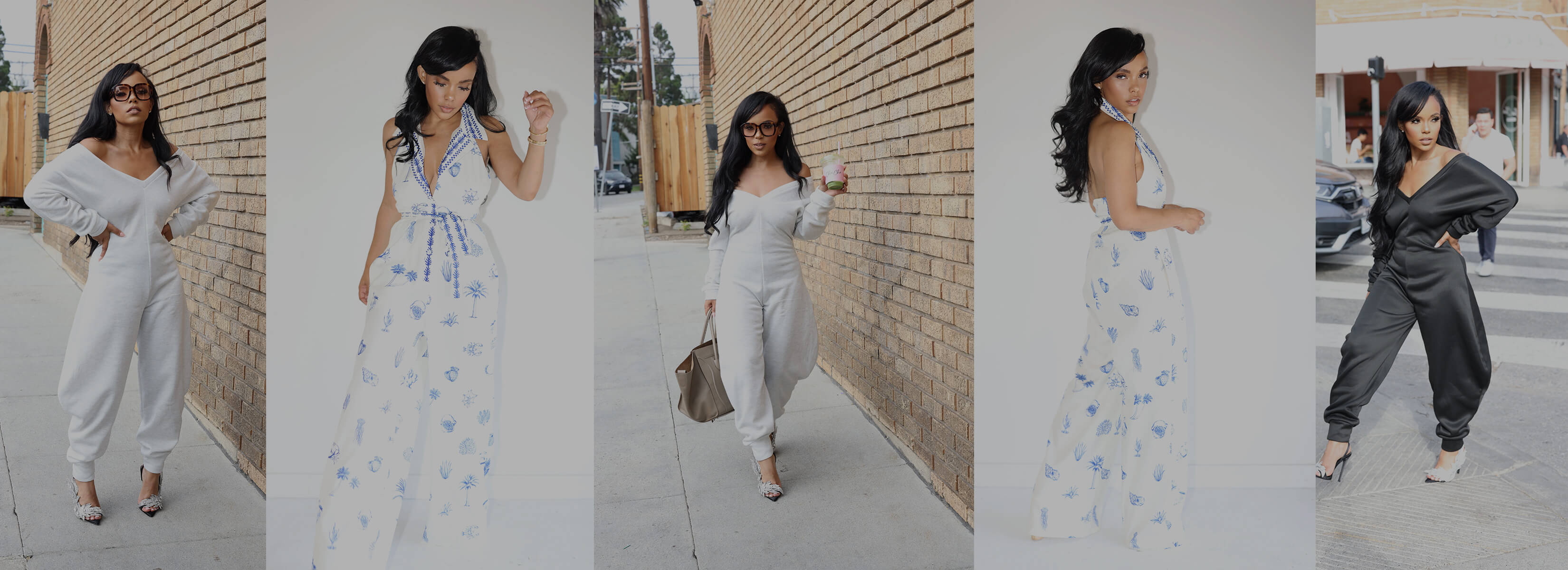 Luxury fabric women's jumpsuits featured on Nichole Lynel of "The Edit By Nichole Lynel".