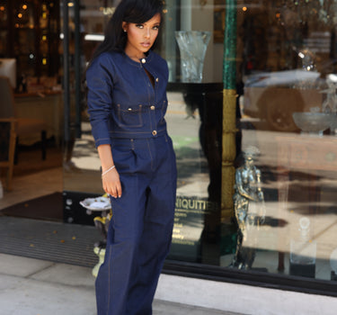 The Billionaire Blueprint Denim Set