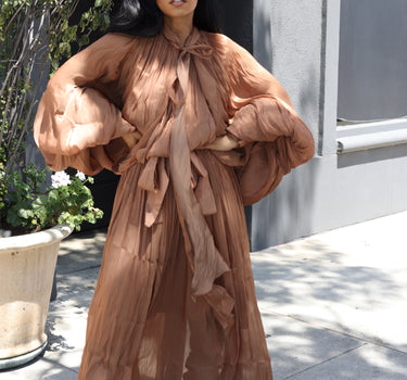 The Mocha Muse Gown