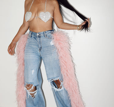 Eat Your Heart Out | Rhinestone Bikini Top