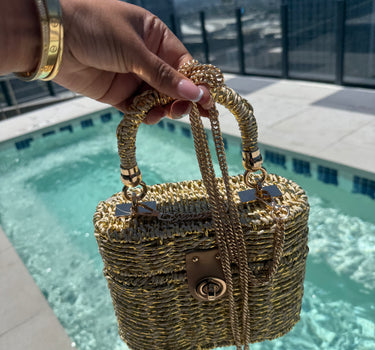 Golden Hour | Woven Mini Bag